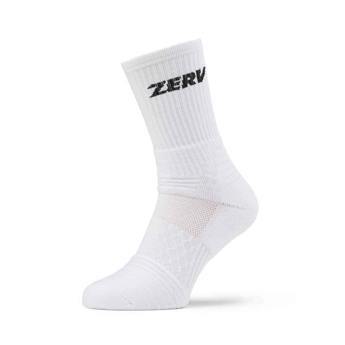 2: ZERV Performance Socks Long 3-pack White